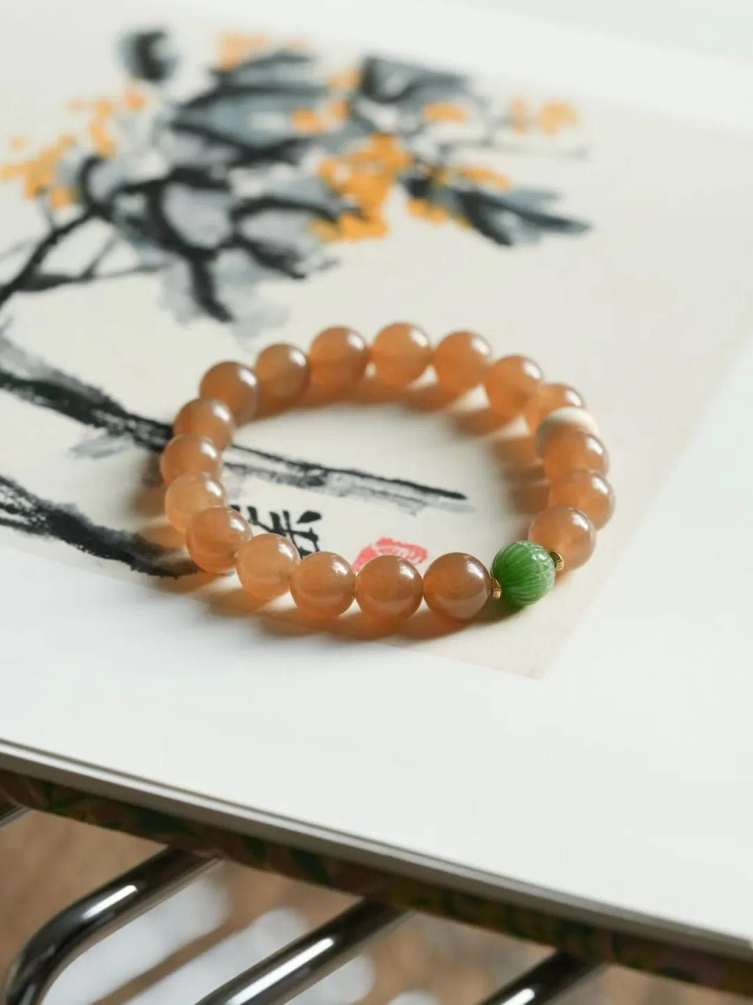 Sienna Chalcedony Jasper Energy Bracelet