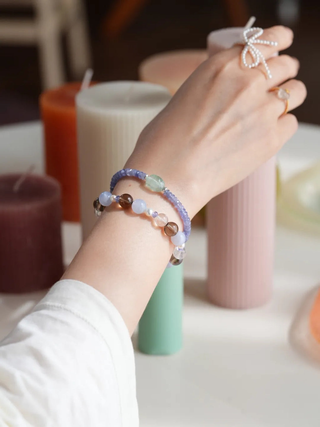Eira Multi-Stone & Pearl Energy Bracelet