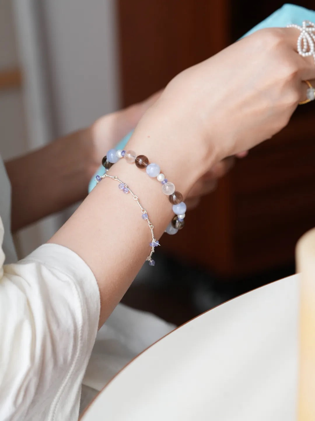 Eira Multi-Stone & Pearl Energy Bracelet