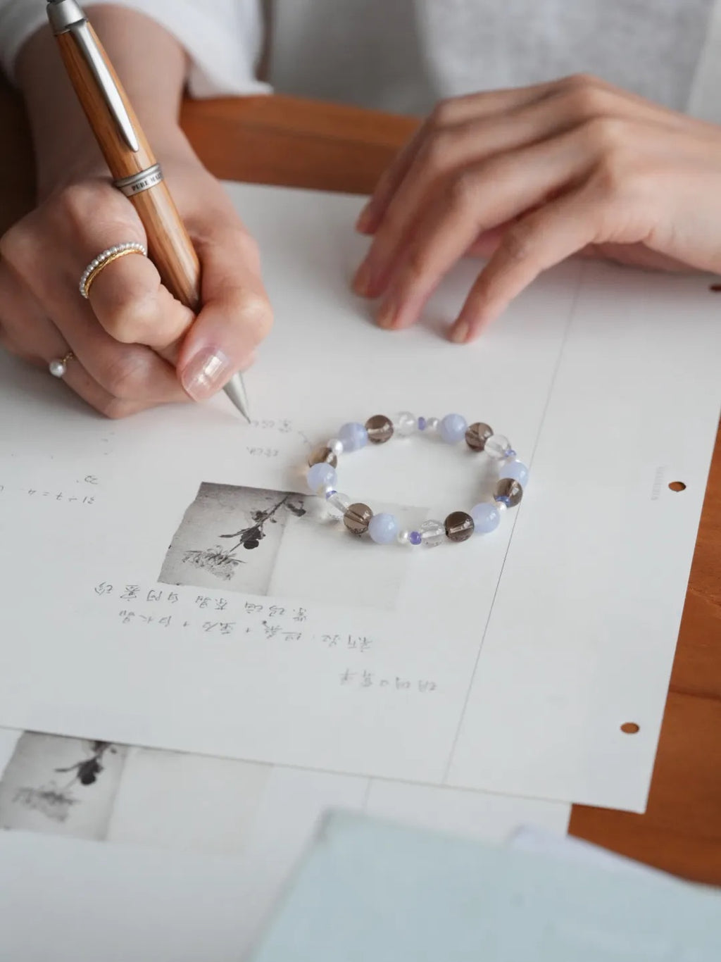 Eira Multi-Stone & Pearl Energy Bracelet