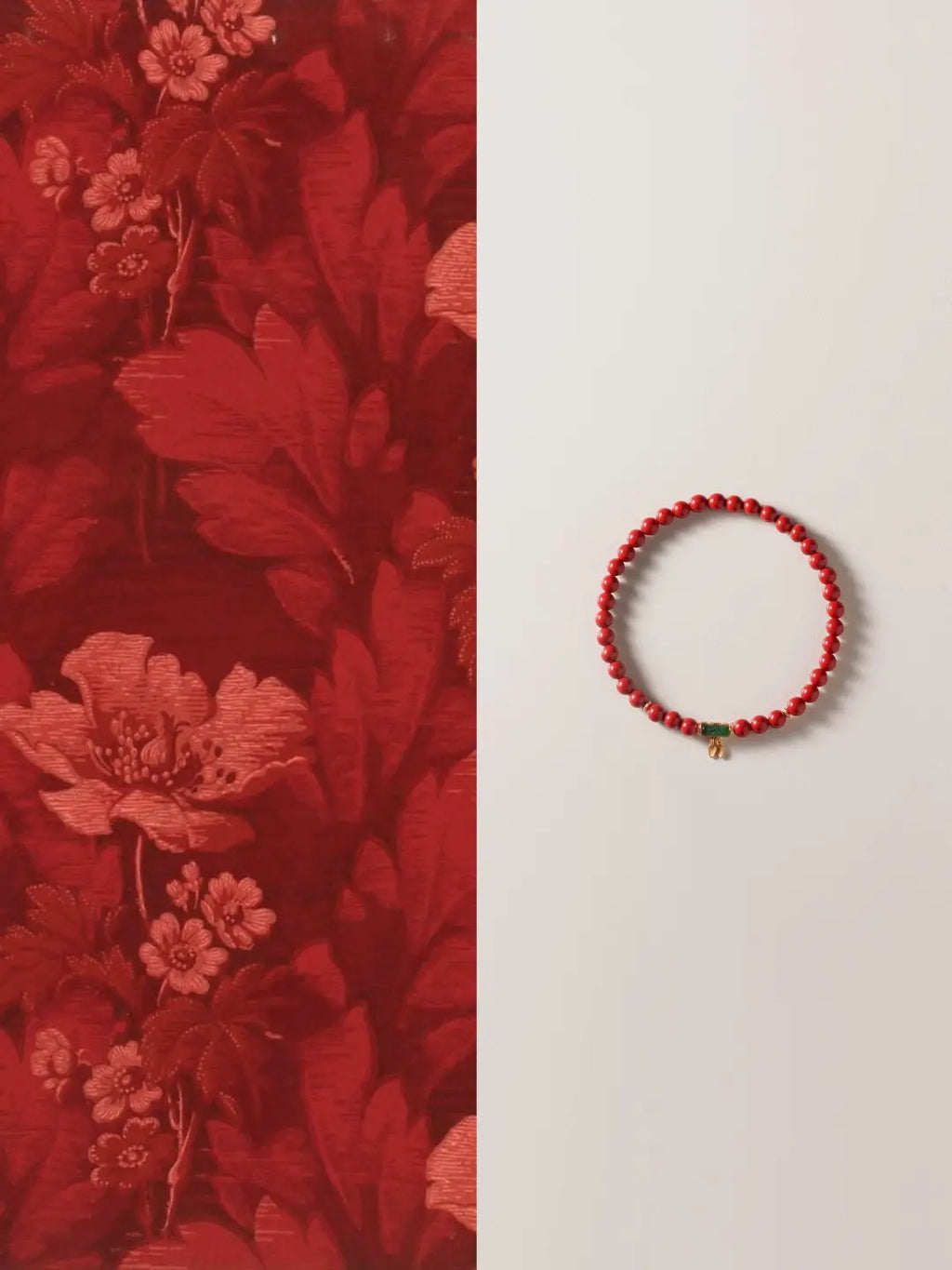 Asha Nanhong Cinnabar Energy Bracelet