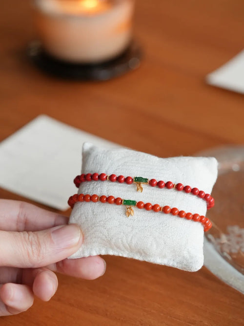 Asha Nanhong Cinnabar Energy Bracelet
