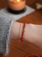Asha Nanhong Cinnabar Energy Bracelet