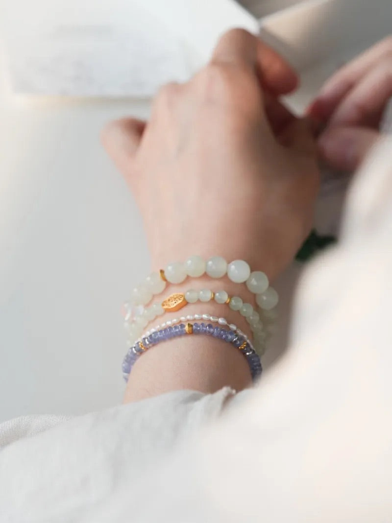 Mira Hetian Jade Energy Bracelet