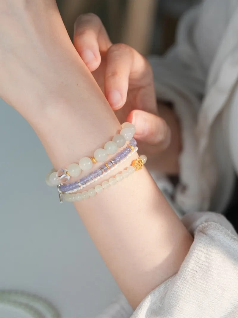 Mira Hetian Jade Energy Bracelet