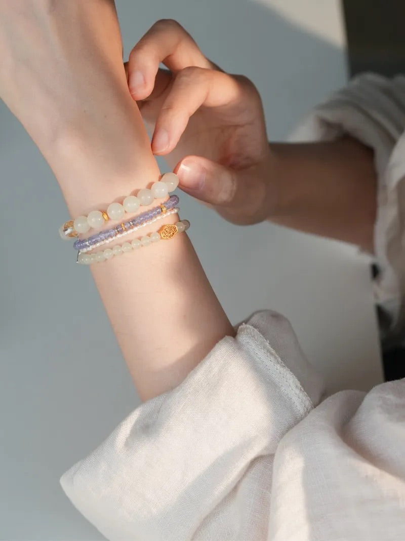 Mira Hetian Jade Energy Bracelet