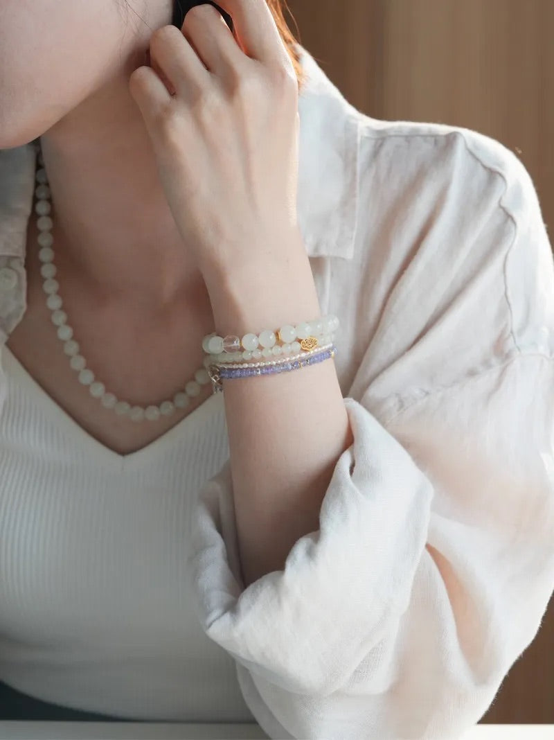 Mira Hetian Jade Energy Bracelet
