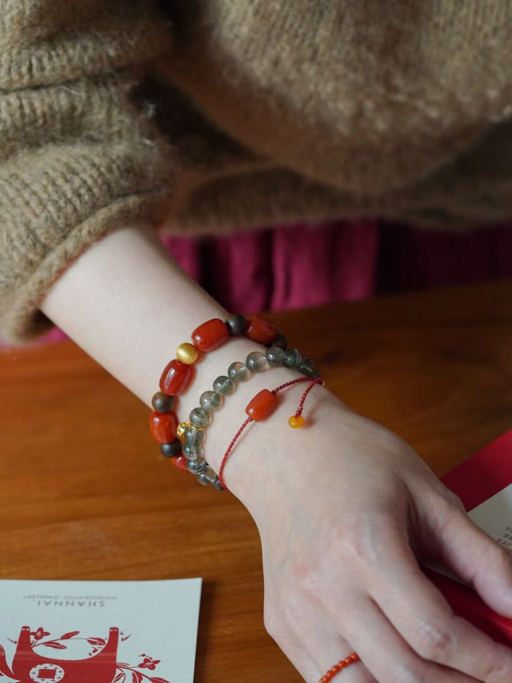 Zhu Vermilion Energy Bracelet