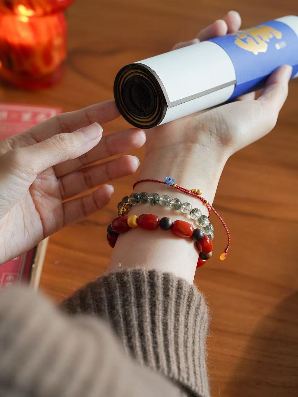 Zhu Vermilion Energy Bracelet