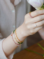 Shao Diopside Pearl Energy Bracelet