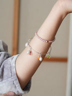 Inner Light Multi-Gem Pearl Bangle