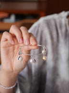 Inner Light Multi-Gem Pearl Bangle