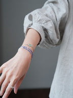 Tanzanite Pearl Energy Bracelet